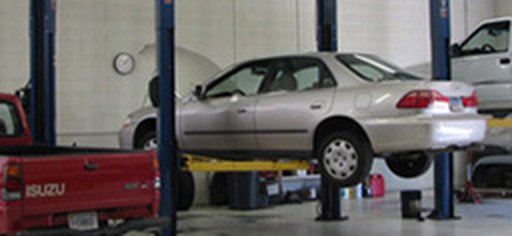 Cars on the lifts