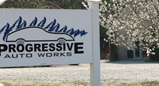 Progressive Auto Works sign